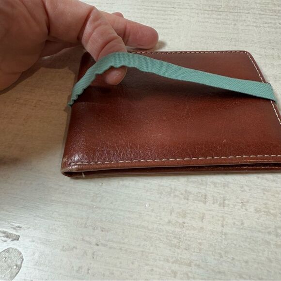 Fossil Small ID Wallet with Teal Cord (stretched) - Picture 14 of 16